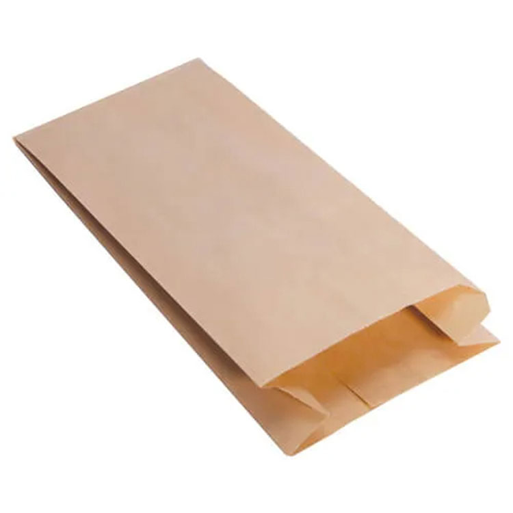 Brown ternum deorsum cibum paper sacculo