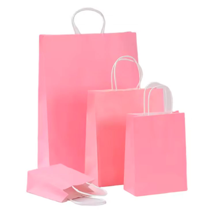 Tractare Boutique Shopping Packaging Paper Sacculi